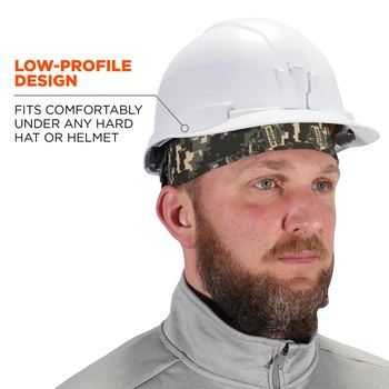 Ergodyne Chill-Its 6630 Green Hi Cool/Terry Cloth Skull Cap - 720476-12507