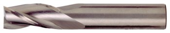 Cleveland - 1/2 in Dia. Carbide End Mill - 3 Flute - 3 in Length - C61684