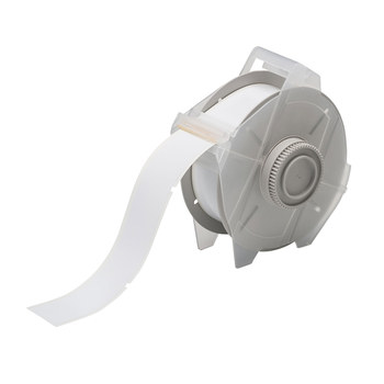 Picture of Brady White Self-Laminating Indoor / Outdoor Vinyl Thermal Transfer 121563 Continuous Thermal Transfer Printer Label Roll (Main product image)