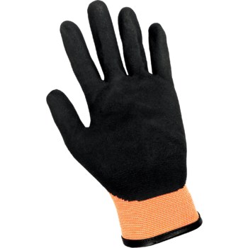 Global Glove Tsunami Grip 510MFV Black/Orange 9 Nylon Work Gloves - Nitrile Coating - 510MFV/9