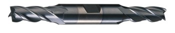 Cleveland - 1/8 in Dia. Double End High-Speed Steel End Mill - 4 Flute - 2 3/4 in Length - C75005