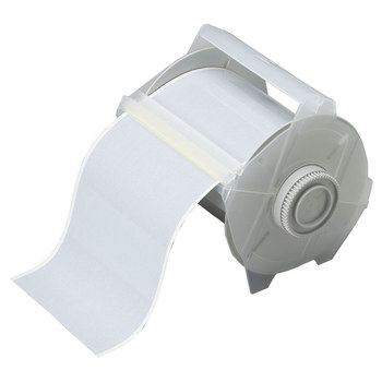 Picture of Brady Silver Reflective Indoor / Outdoor Thermal Transfer 76705 Continuous Thermal Transfer Printer Label Roll (Main product image)