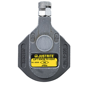Picture of Justrite Black Stainless Steel Vent (Main product image)