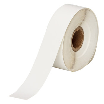 Picture of Brady White Indoor Vinyl Thermal Transfer THT-92-498-SC Continuous Thermal Transfer Printer Label Roll (Main product image)