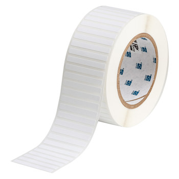 Picture of Brady White Nylon Thermal Transfer THT-151-499-3 Die-Cut Thermal Transfer Printer Label Roll (Main product image)