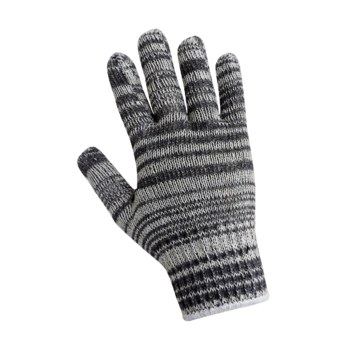 Global Glove S92K Brown/White Large Cotton/Polyester Work Glove - S92K/LG