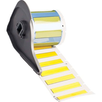 Picture of Brady PermaSleeve Yellow Polyolefin Thermal Transfer M7-250-175-342-YL Heat Shrink Wire & Cable Labels (Main product image)