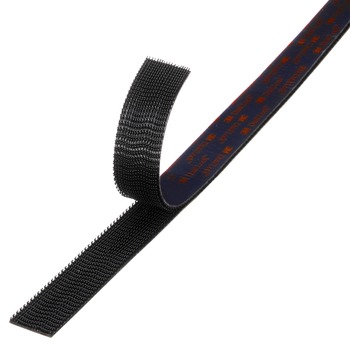3M Dual Lock SJ3550CF Black Reclosable Fastener - Mushroom Hook with 250 Stem Count - 1/2 in Width x 50 yd Length - 00123