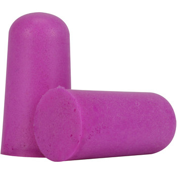 Picture of PIP PowerSoft Nano Bullet Purple Standard Polyurethane Foam Disposable Uncorded Tapered Ear Plugs (Main product image)