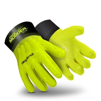 Picture of HexArmor Ugly Mudder 7311 Yellow 9 PVC/Nitrile Supported Chemical-Resistant Glove (Main product image)