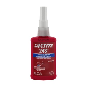Loctite 243 Blue Threadlocker IDH:1329467 - Medium Strength - 50 ml Bottle - 43897