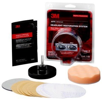 3M 39008 Headlight Cleaner Kit, 39008