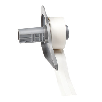 Picture of Brady White Indoor Vinyl Thermal Transfer M71C-318-498 Continuous Thermal Transfer Printer Label Roll (Main product image)
