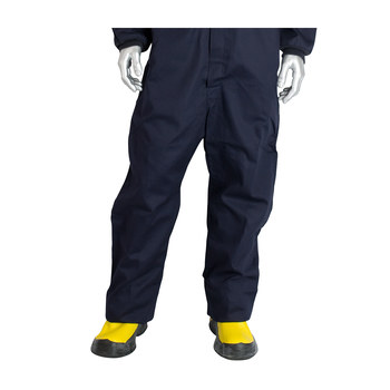 PIP 9100-52772 Blue Small Ultrasoft Reusable Fire-Resistant Coveralls - Fits 36 to 38 in Chest - 32 in Inseam - 616314-36719