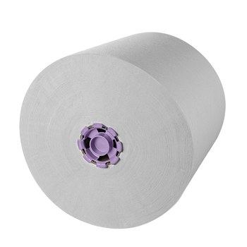 Kimberly-Clark Scott Essential White Hard Roll Towel - 1 Ply - Roll - 950 ft Overall Length - 8 in Width - 02001