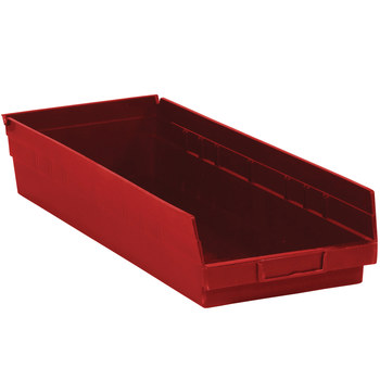 Picture of BINPS123R Red Plastic Shelf Bins (Main product image)