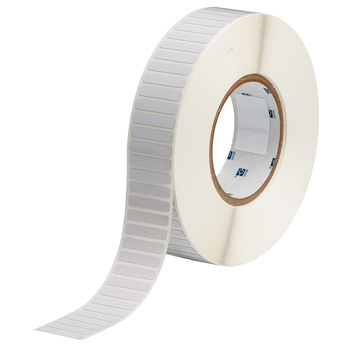 Picture of Brady White Polyimide Thermal Transfer THT-43-457-10 Die-Cut Thermal Transfer Printer Label Roll (Main product image)