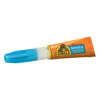 Gorilla Glue Impact-Tough Super Glue 7900102, 3 g Tube