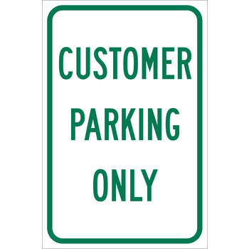 Picture of Brady B-959 Aluminum Rectangle White English Parking Restriction, Permission & Information Sign part number 112625 (Main product image)
