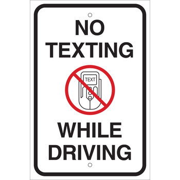 Picture of Brady B-959 Aluminum Rectangle White English Stop Signs, Traffic Control Signs & Banners Sign part number 141812 (Main product image)