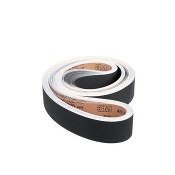 3M 461F Sanding Belt 69551 - 3 1/2 in x 132 in - Silicon Carbide - P180 - Very Fine