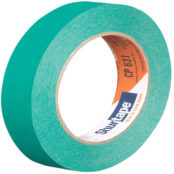 Shurtape CP 631 Green Masking Tape - 18 mm Width x 55 m Length