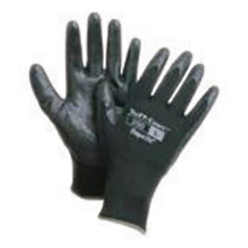 Picture of Honeywell Tuff-Coat 250 Black Medium Cotton/Polyester Full Fingered General Purpose Gloves (Main product image)