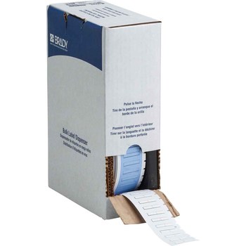 Picture of Brady PermaSleeve White Polyolefin Thermal Transfer BM-094-1-342-2 Heat Shrink Wire & Cable Labels (Main product image)