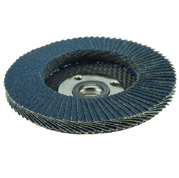 Weiler Wolverine Type 27 Flap Disc 31392 - Zirconium - 4-1/2 in - 80 - Medium