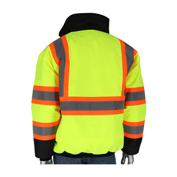 PIP Work Jacket 333-1745 333-1745-LY/S - Size Small - Hi-Vis Lime Yellow/Black - 23217