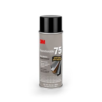 3M Spray 75 Spray Adhesive 14620, 16 fl oz Aerosol Can, Clear