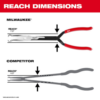 Milwaukee 13 Long Reach Hose Grip Pliers -5/16 48-22-6560