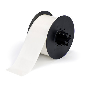 Picture of Brady Clear Indoor / Outdoor Vinyl Thermal Transfer B30C-2250-595-CL Continuous Thermal Transfer Printer Label Roll (Main product image)