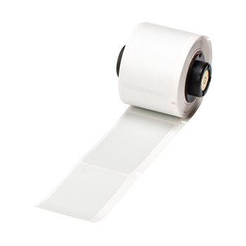 Picture of Brady Silver Polyester Thermal Transfer PTL-26-428 Die-Cut Thermal Transfer Printer Label Roll (Main product image)