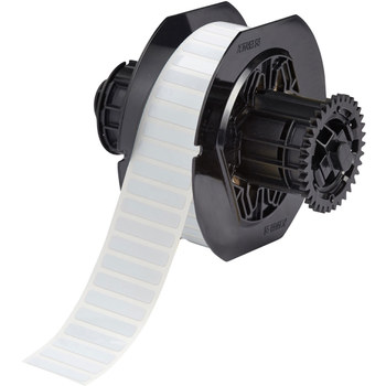 Brady UltraTemp B33-43-719 Die-Cut Printer Label Roll - 1.25 in x 0.25 in - Polyimide - White - B-719 - 92568
