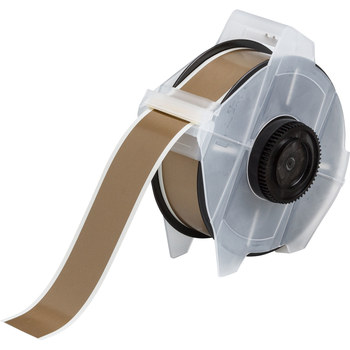 Picture of Brady Gold Indoor / Outdoor Vinyl Thermal Transfer 113141 Continuous Thermal Transfer Printer Label Roll (Main product image)