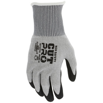 MCR Safety CutPro HyperMax Gray/Black XXL Cut-Resistant Gloves - A9 Cut Resistance - HPPE Palm & Fingertips Coating - Not Insulated Insulation - Sandy Finish - 9273SPUXXL