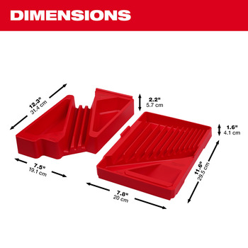 Milwaukee 3.9 in SAE Combination Wrench Tray 48-22-9484T - Polypropylene