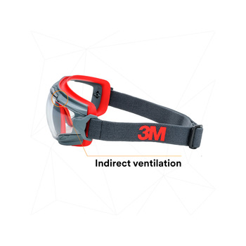 3M Goggle Gear Safety Goggles 500 27455 - Size Universal