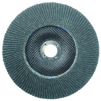 Weiler Tiger Paw Type 27 Flap Disc 51171 - Zirconium - 7 in - 60 - Medium
