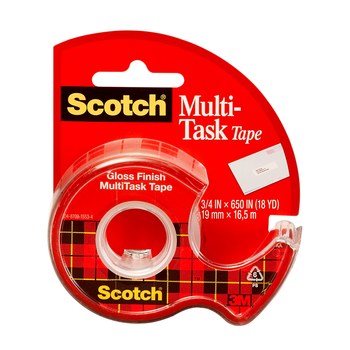 全信頼を寄せる 3M Scotch 25 25 Office Tape 65811, 3/4 in x 650 in, Clear テープ・結束具