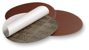 3M Stikit 202DZ 61135 PSA Disc Roll - 5 in - 80 - Medium - Aluminum Oxide