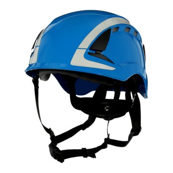 3M SecureFit Safety Helmet X5003VX-ANSI Blue-Vented-Reflective
