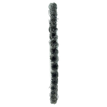 Weiler 08878 Wheel Brush - 10 in Dia - Knotted - Cable Twist Steel Bristle