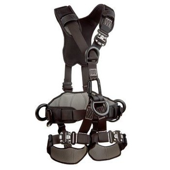 DBI-SALA ExoFit NEX Black XL Vest-Style Shoulder, Back, Leg Padding Body Harness - Polyester Webbing - 840779-01331