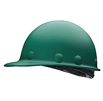 Picture of Fibre-Metal Roughneck Green Fiberglass Cap Style Hard Hat (Main product image)