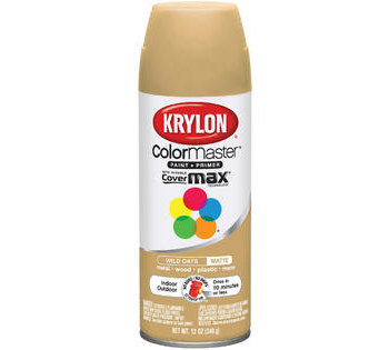 Krylon K05359002 ColorMaster Primer Aerosol Paints, 12oz, Wild Oats