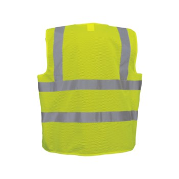 Global Glove FrogWear HV High-Visibility Breakaway Vest GLO-01BA-7XL - Size 7XL - High-Visibility Yellow/Green - GLO-01BA 7XL