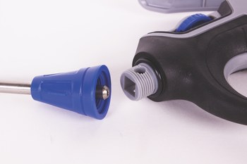 Guardair PalmJet Safety Air Gun - 9.7 in Length - 1/4 in FNPT Inlet - 6 cfm - Polypropylene - GA4404S