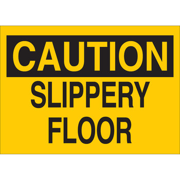 Picture of Brady B-120 Fiberglass Reinforced Polyester Rectangle Yellow English Fall Prevention Sign part number 70527 (Main product image)